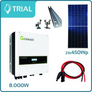 Kit Gerador Solar 8.000W / 10.350WP