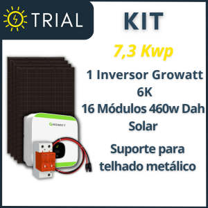 Kit Gerador Solar 7,3kWp